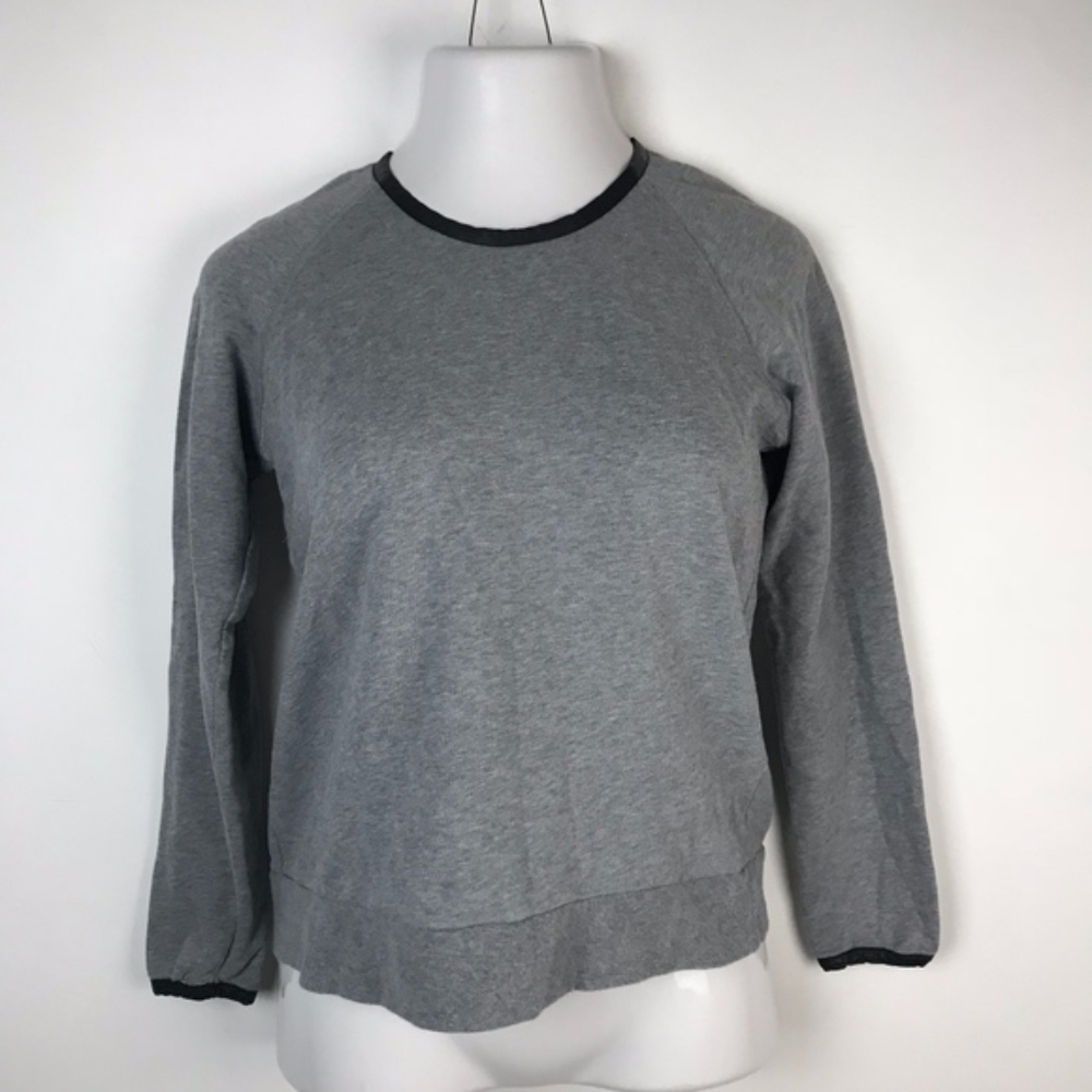 Brochu Walker Leather Trim Crewneck Sweatshirt